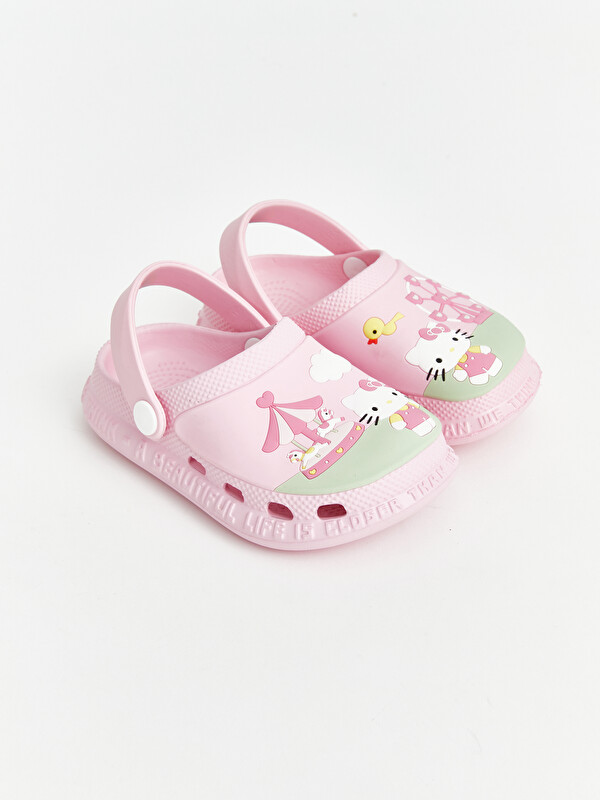 LCW STEPS Hello Kitty Lisanslı Kız Çocuk Sandalet