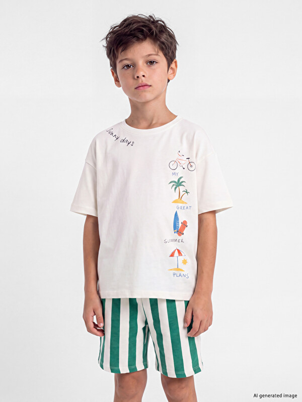 LCW Kids Printed Boys' Set