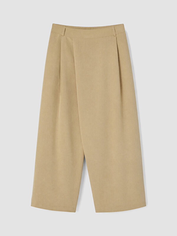 LCW Modest Regular Fit Asimetrik Dökümlü Kadın Pantolon