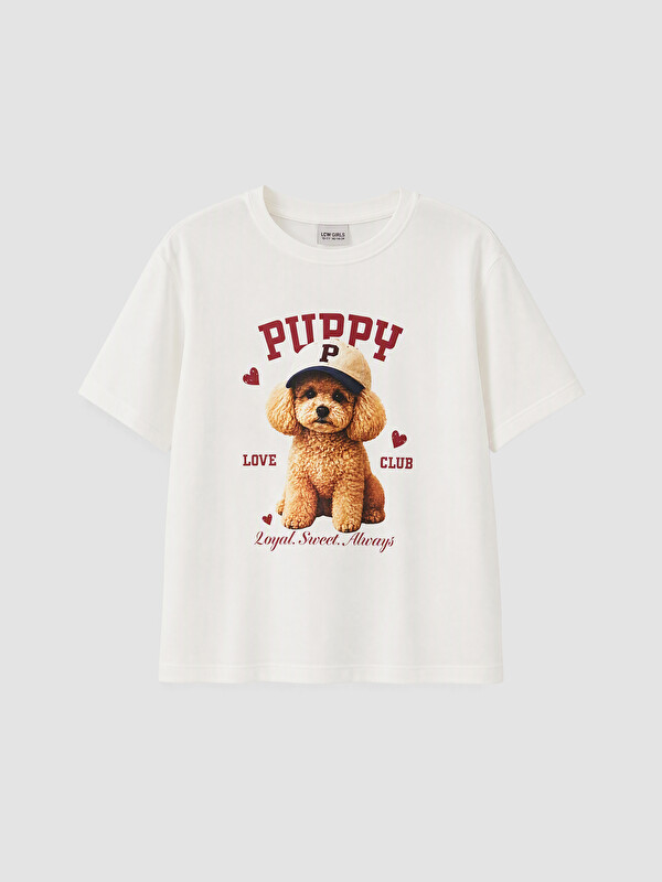 LCW Kids Baskılı Kız Çocuk Pijama Üst