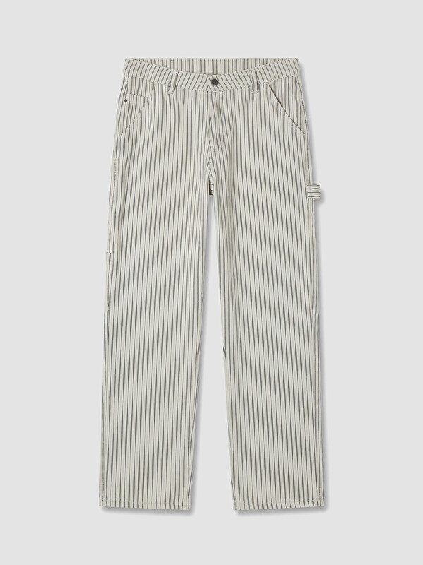 XSIDE Regular Fit Çizgili Erkek Pantolon