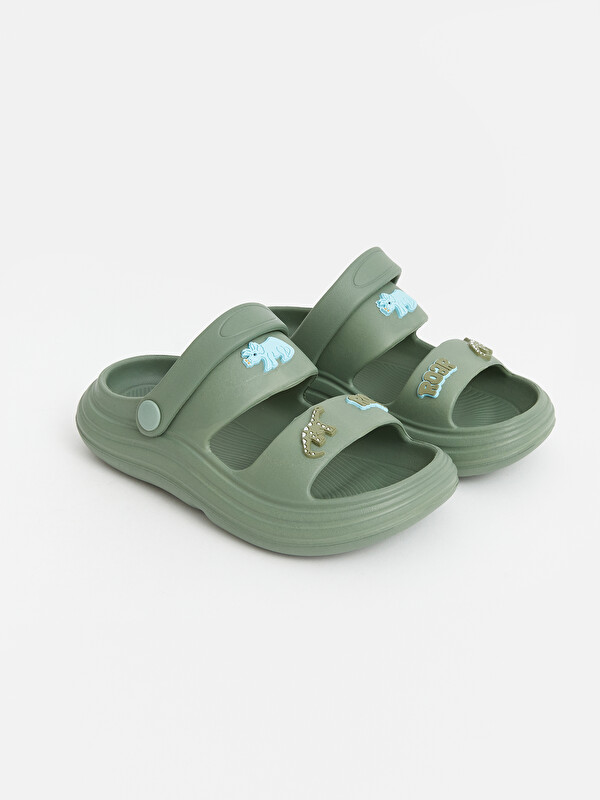 LCW STEPS Dinozor Figürlü Erkek Çocuk Sandalet