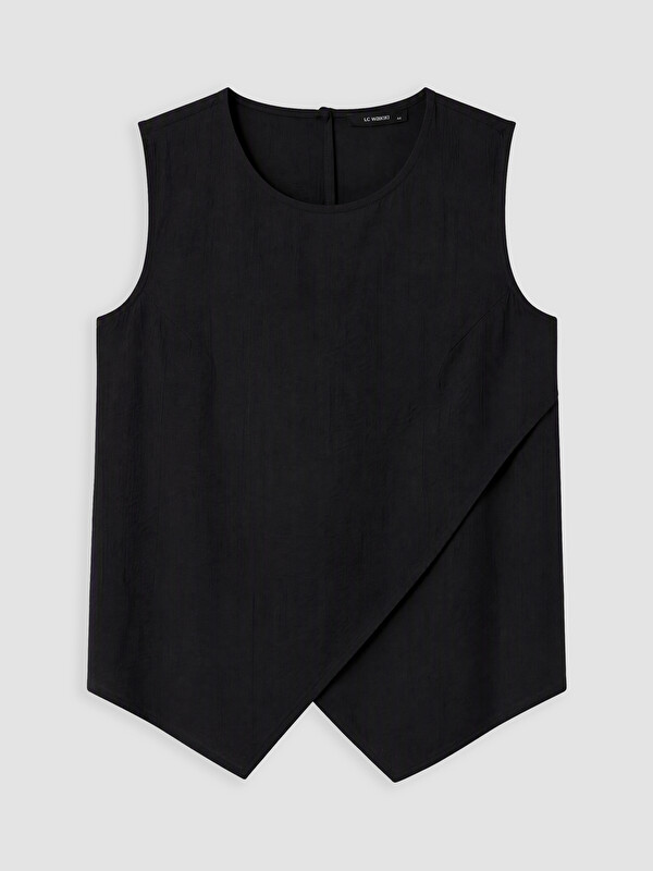 LCWAIKIKI Petite Woman Black Blouse