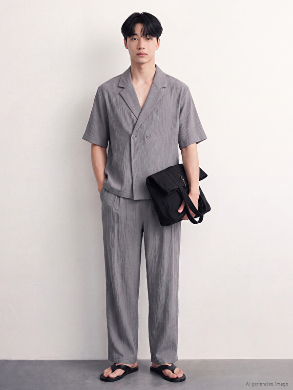 LCW Vision Loose Fit Erkek Gömlek