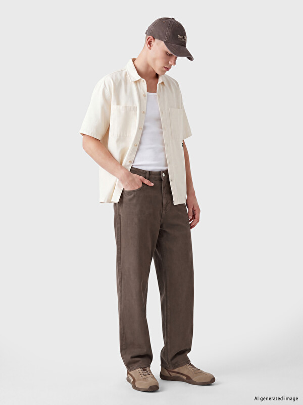 XSIDE Relax Fit Erkek Gabardin Pantolon