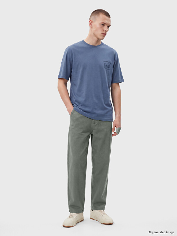 XSIDE Relax Fit Gabardin Erkek Pantolon