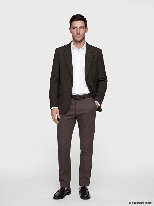 LCWAIKIKI Classic Regular Fit Gabardin Erkek Chino Pantolon