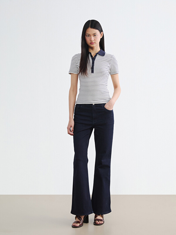 LCW Jeans Mars Flare Kadın Jean Pantolon