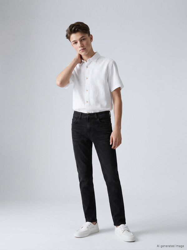 LCW Kids Adjustable Elastic Waist Boys' Jeans