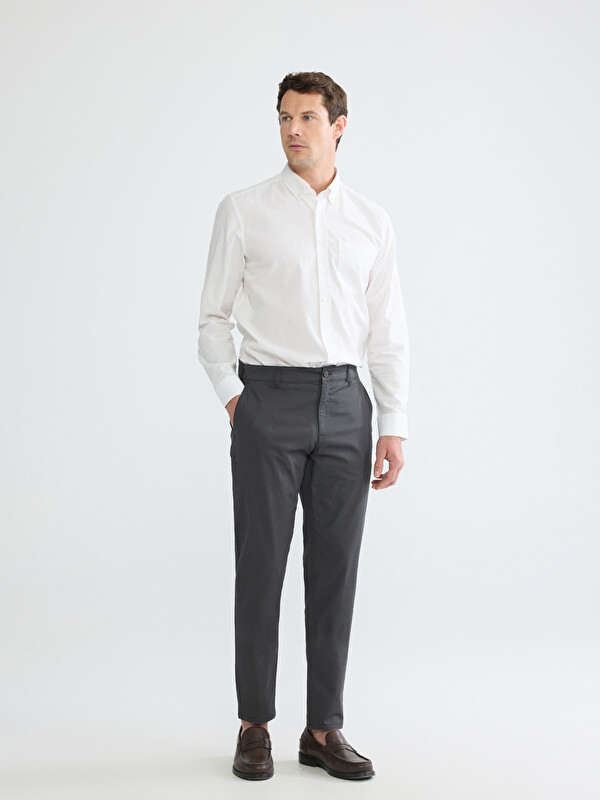 LCWAIKIKI Classic Slim Fit Gabardine Men's Chino Trousers