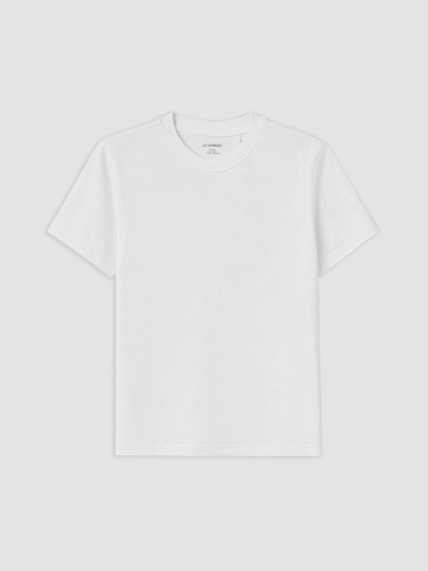 LCW Kids Crew Neck Basic Boys' T-Shirt