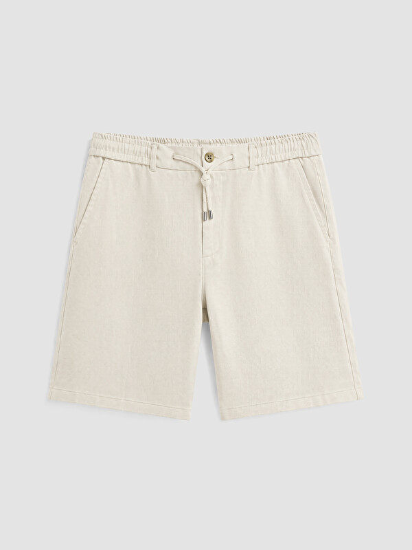 LCW Vision Standard Fit Linen Blend Men's Shorts