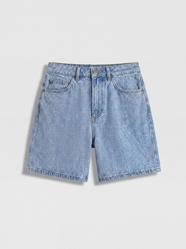 LCW Jeans Standart Fit Kadın Jean Şort