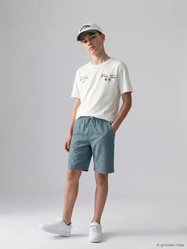 LCW Kids Pantaloni scurți băieți cu talie elastică