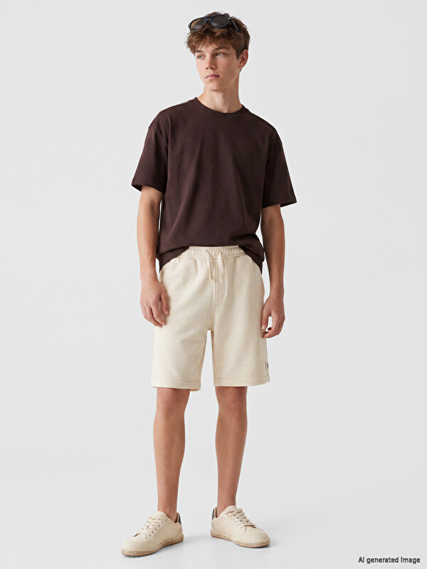 LCW Kids Elastic Waist Boys' Shorts