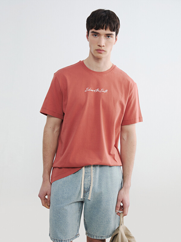 XSIDE Crew Neck Printed Jersey Men's T-Shirt