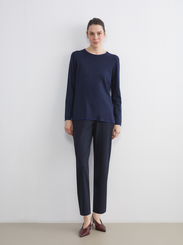 LCW Grace Plus Size Elastic Waist Women's Trousers