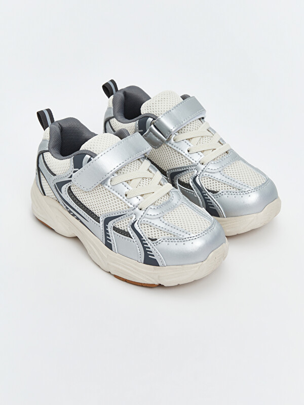 LCW STEPS Baby Girls' Sneakers with Laces & Hook-and-Loop
