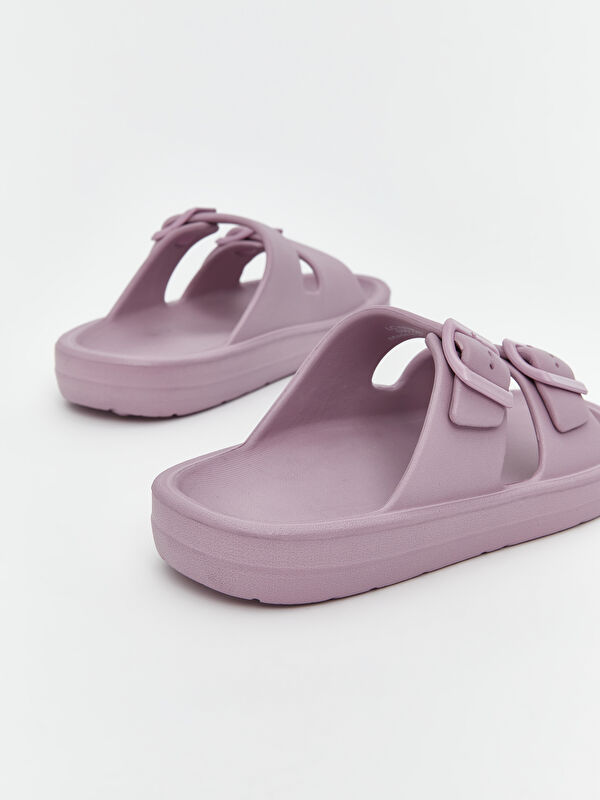 Lcw Steps Lila Lcw Steps Çift Bantlı Kız Çocuk Terlik