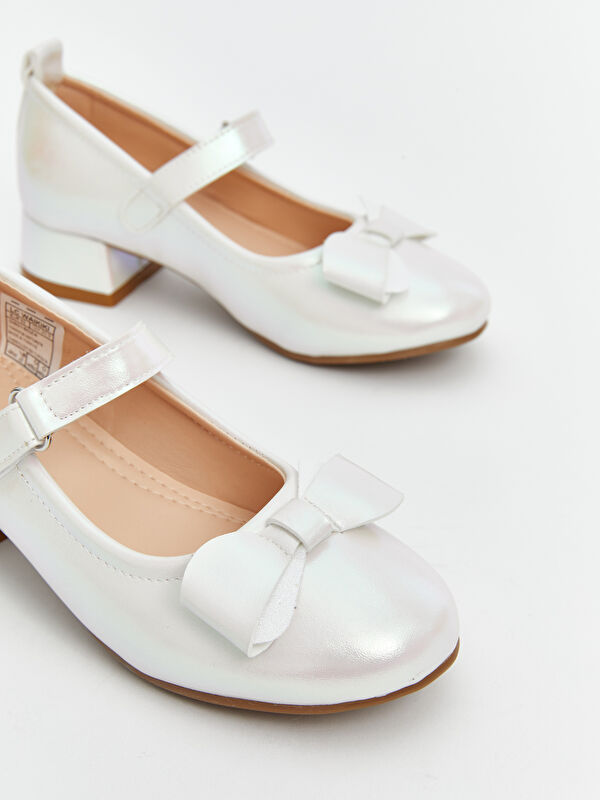 Fiyonk Detaylı Kız Çocuk Babet - Görsel 6