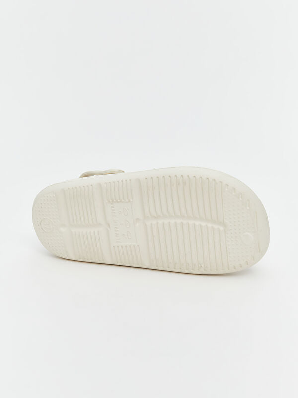 Lcw Steps Bej Lcw Steps Baskili Kız Çocuk Plaj Sandaleti