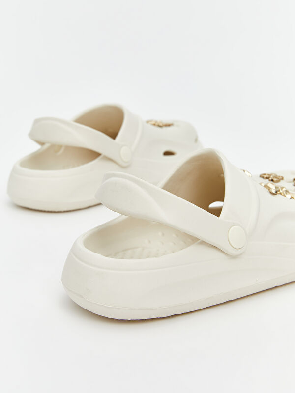 Lcw Steps Bej Lcw Steps Baskili Kız Çocuk Plaj Sandaleti