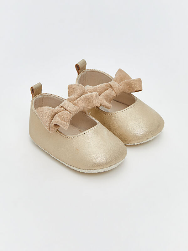 LCW STEPS Faux Leather Baby Girls' Ballet Flats