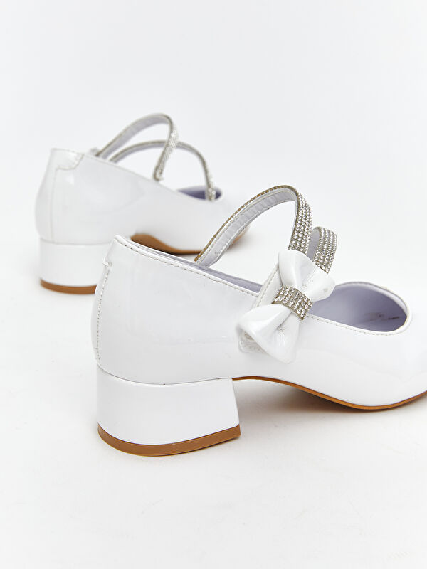 Parlak Taşlı Kız Çocuk Topuklu Ayakkabı - Görsel 6