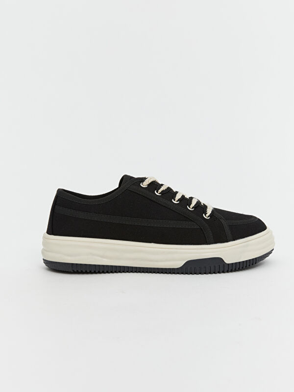 Bağcıklı Kadın Casual Spor Ayakkabı - Görsel 3