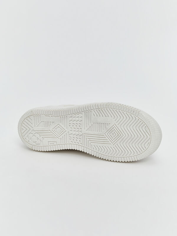 Deri Görünümlü Kadın Spor Ayakkabı - Görsel 5