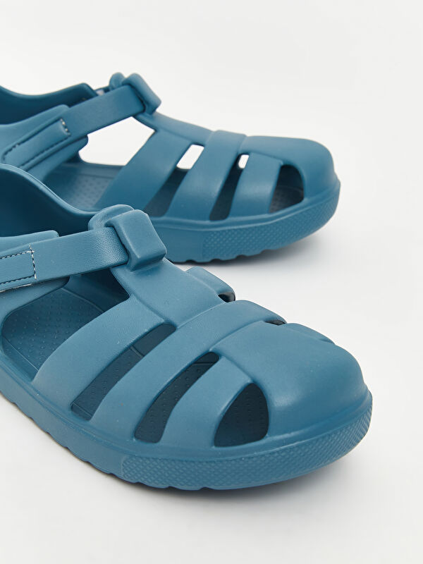 Cırt Cırtlı Erkek Bebek Plaj Sandaleti - Görsel 4