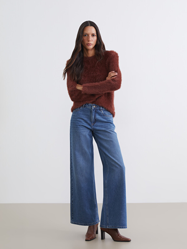 LCW Jeans Baggy Fit Kadın Jean Pantolon