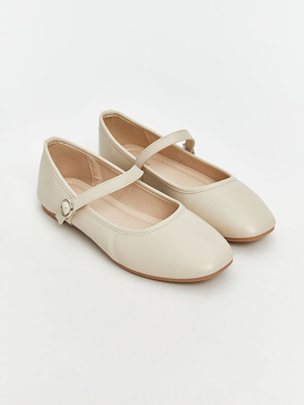 LCW STEPS Faux Leather Women's Ballet Flats