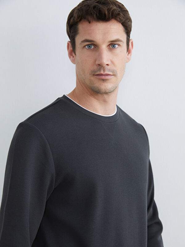 LCWAIKIKI Classic Rundhalsausschnitt Herren-Sweatshirt