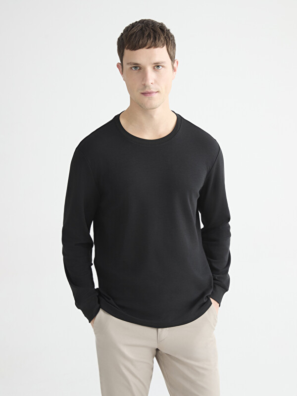 LC WAIKIKI Crew Neck Long Sleeve Men's T-Shirt