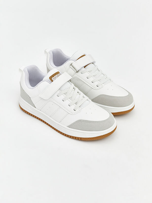 LCW STEPS Bağcıklı ve Cırt Cırtlı Erkek Çocuk Sneaker