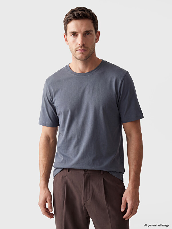 LCWAIKIKI Classic 100% Cotton Regular Fit Basic T-Shirt