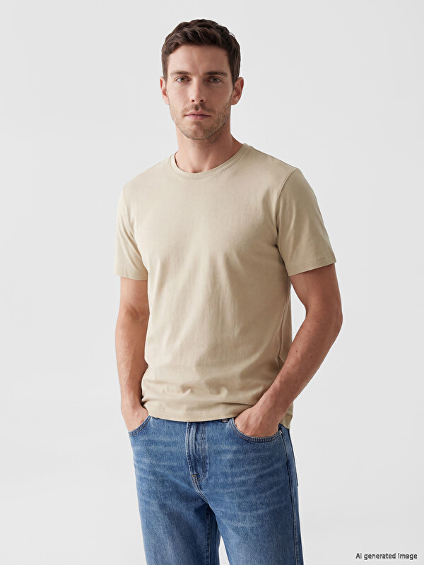 LCWAIKIKI Classic %100 Pamuklu Regular Fit Basic Tişört