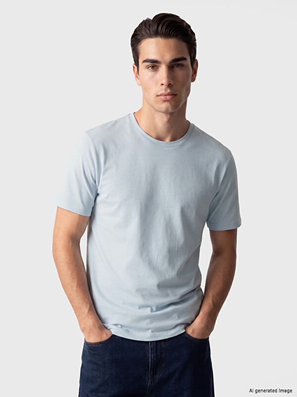LCWAIKIKI Classic %100 Pamuk Regular Fit Basic Tişört