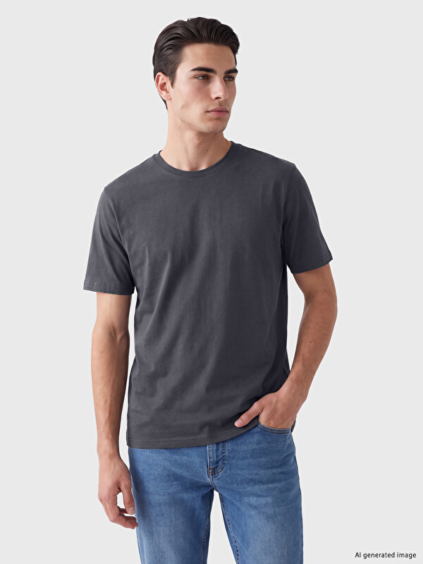 LCWAIKIKI Classic Regular Fit Thin Fabric T-shirt /03