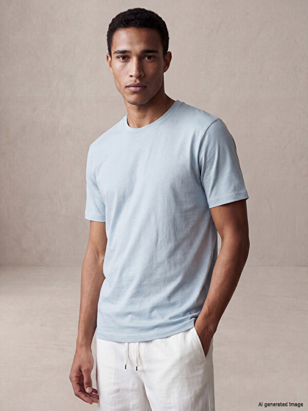 LCWAIKIKI Classic 100% Cotton Regular Fit Basic T-Shirt