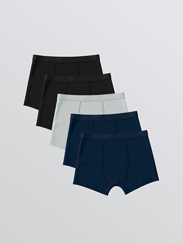 LCW Kids Basic Erkek Çocuk Boxer 5'li