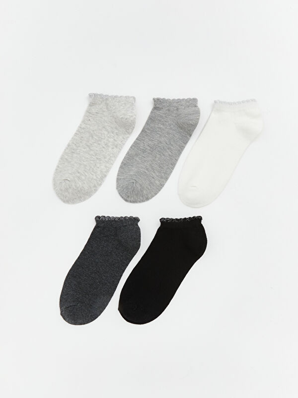 LCW DREAM Women's Trainer Socks 5-Pack