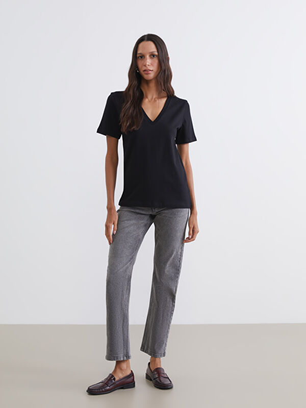 LCW Jeans جينز موم فيت للسيدات