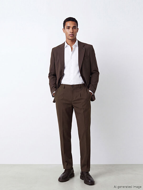 LCW BUSINESS Regular Fit Gabardin Erkek Takım Elbise Pantolonu