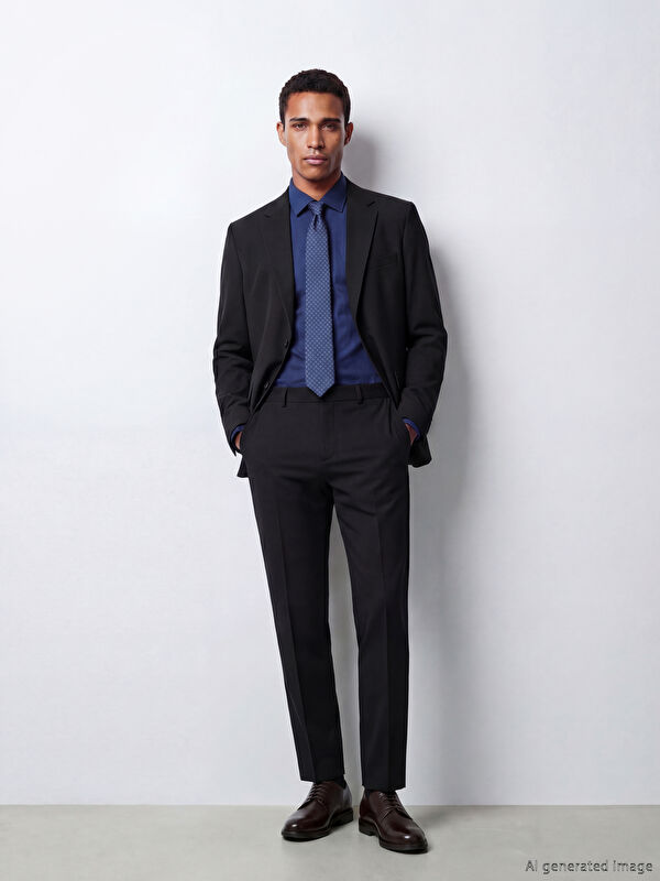 LCW BUSINESS Regular Fit Gabardin Erkek Takım Elbise Pantolonu