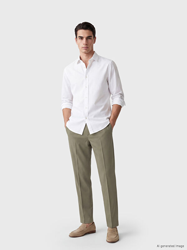 LCW BUSINESS Regular Fit Gabardin Erkek Takım Elbise Pantolonu