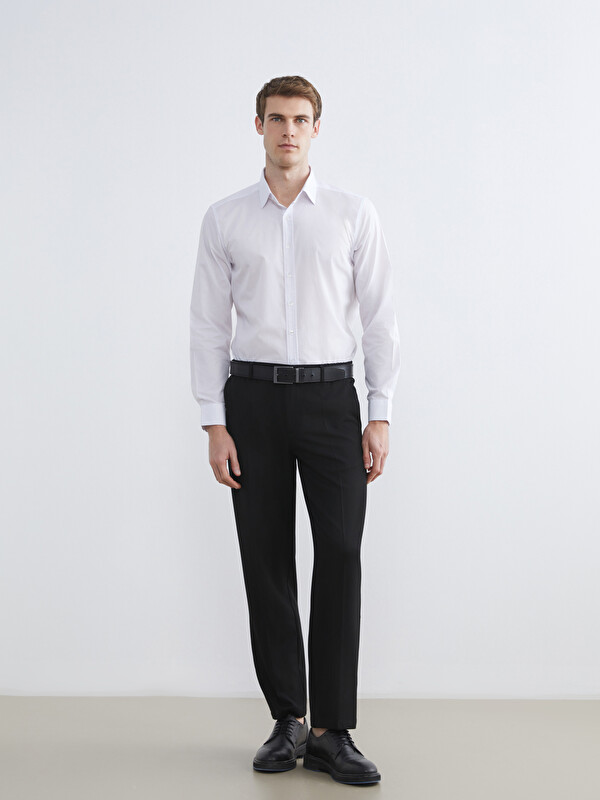 LCW BUSINESS Regular Fit Men's Basic Shirt - S60913Z8-Q6K - LC Waikiki