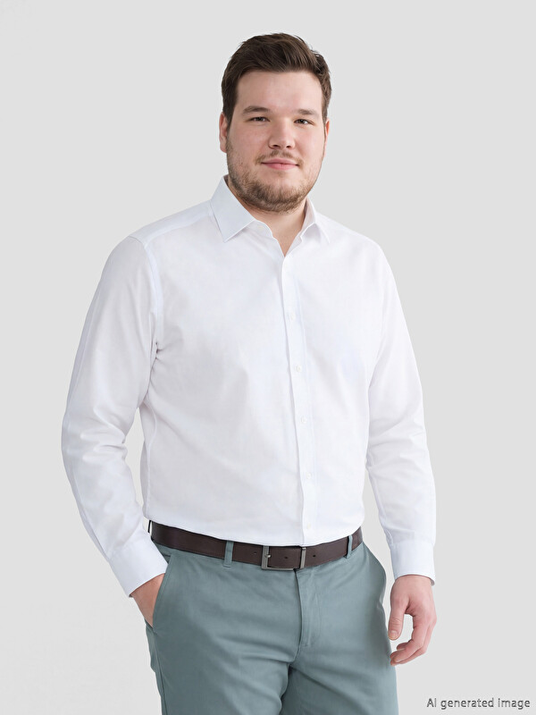 LCW BUSINESS Slim Fit Erkek Basic Gömlek