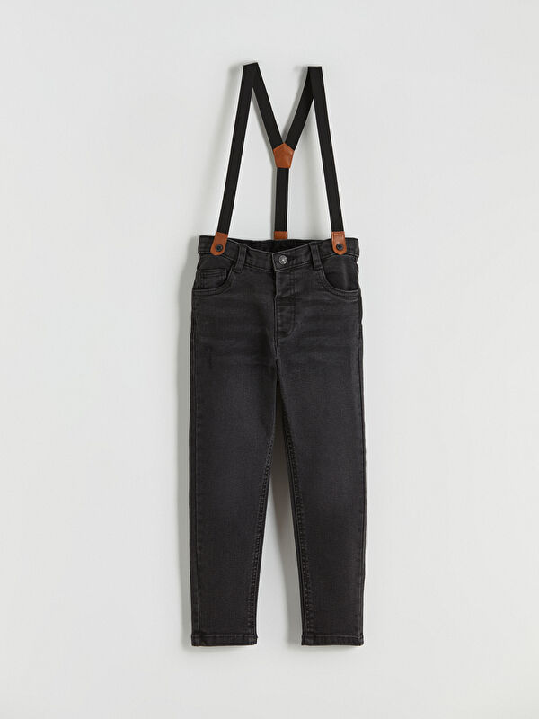 LCW Kids Pantalon Jean Garçon et Bretelles